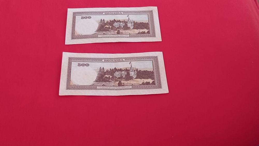 Vand 2 bancnote de 500 lei an 1941