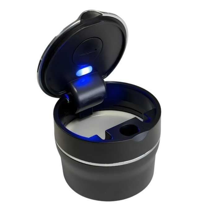 Пепелник за автомобил-LED осветление, 7x8см и 9x8см
