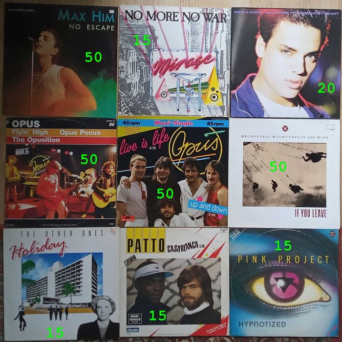 discuri vinil maxi-singles 12", 45rpm