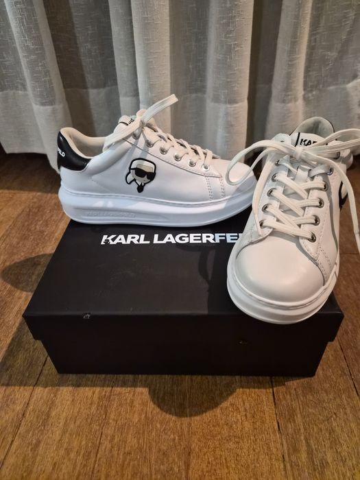 Кожени спортни обувки Karl Lagerfeld