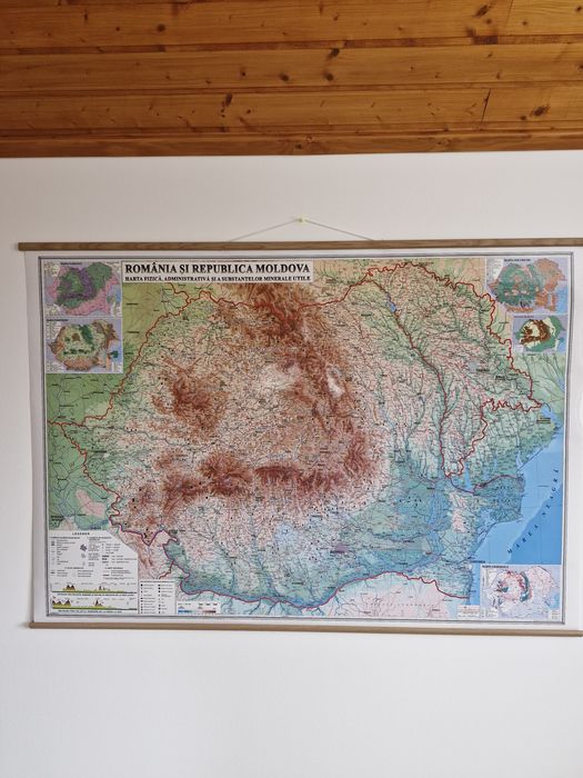 Harta României și a Moldovei