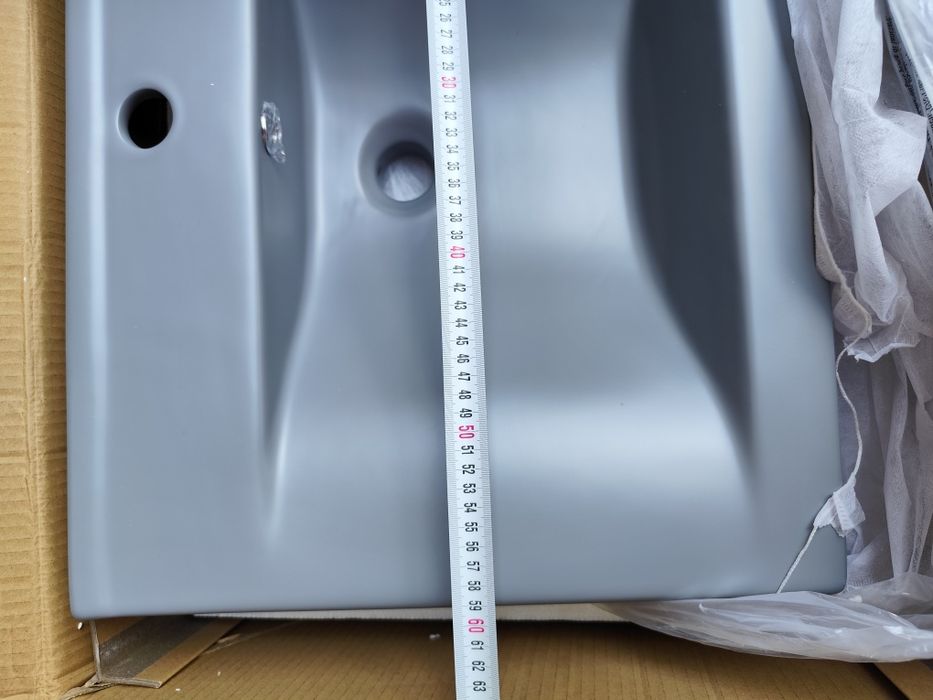 Керамична мивка сив цвят