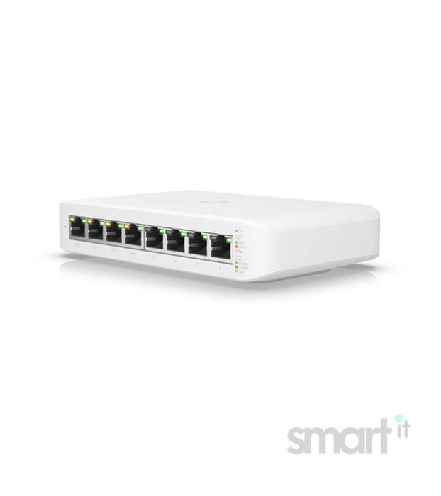 Коммутатор POE UniFi 8 портов Артикул:USW-Lite-8-POE