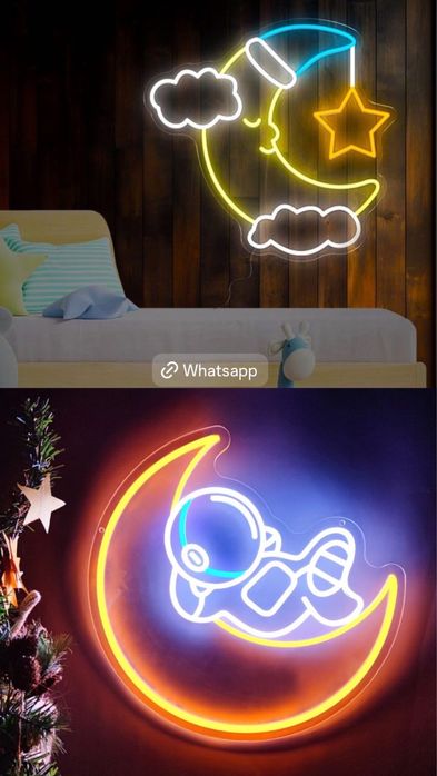 Неон, реклама, картины