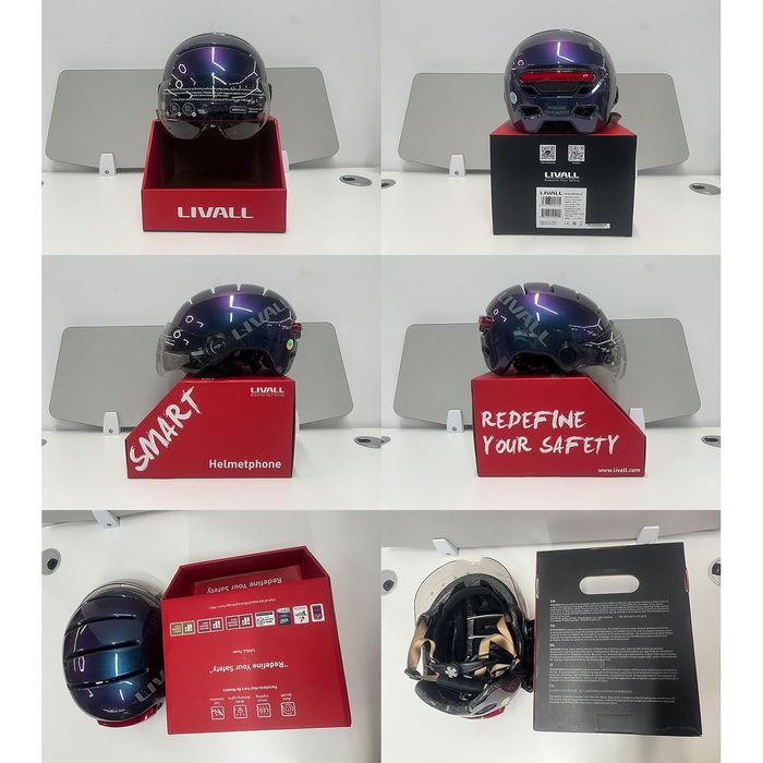 Интелигентна каска LIVALL L23 с визьор и LED осветителна система