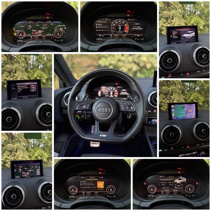 Audi S3/2018/2.0TFSI *Quattro*/*S-tronic*/*Euro6*/Matrix/Magnetic Ride/Sisteme/Carbon