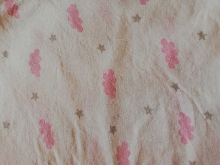 Спални комплекти/бельо с мечета, облачета и цветя за кошара 60х120