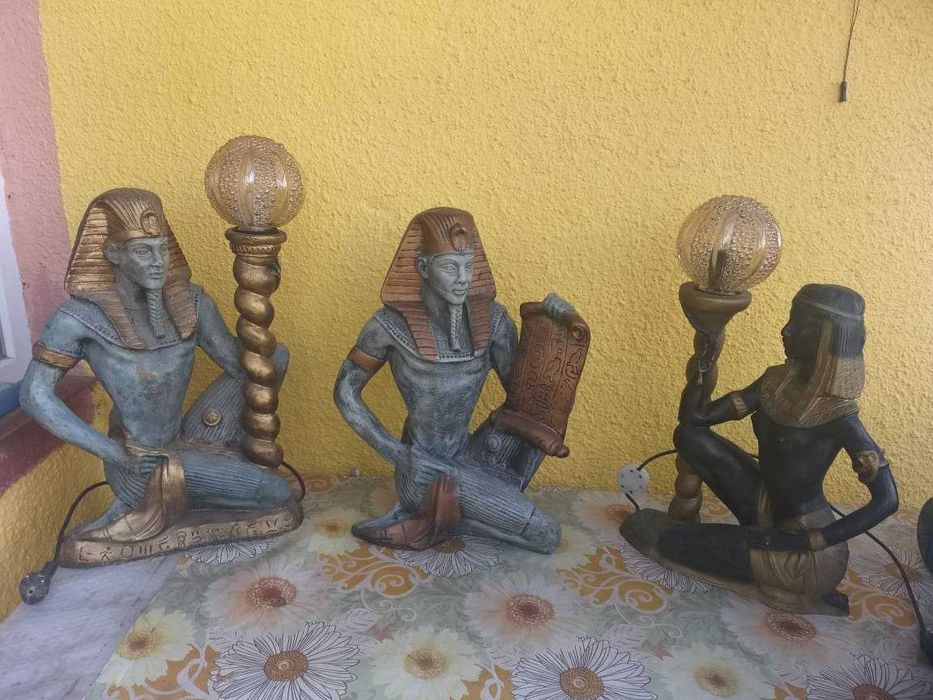 Veioza faraon cu bura din sticla