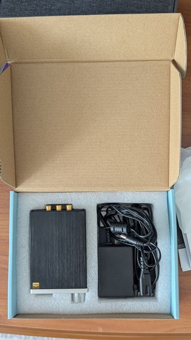 ЦАП усилитель SMSL SD-793 ii silver, 6,3mm TRS 20Hz-20kHz RCA cox. opt