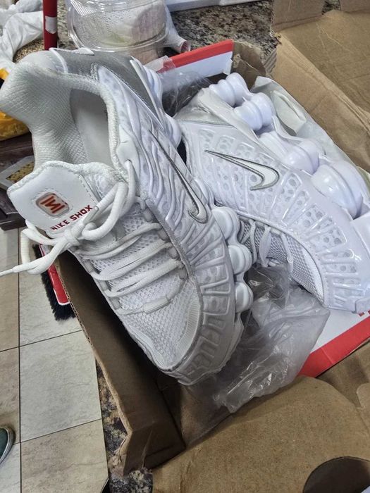 Найк Nike SHOX TL Plus Triple White (всеки размер от/до 36-46)