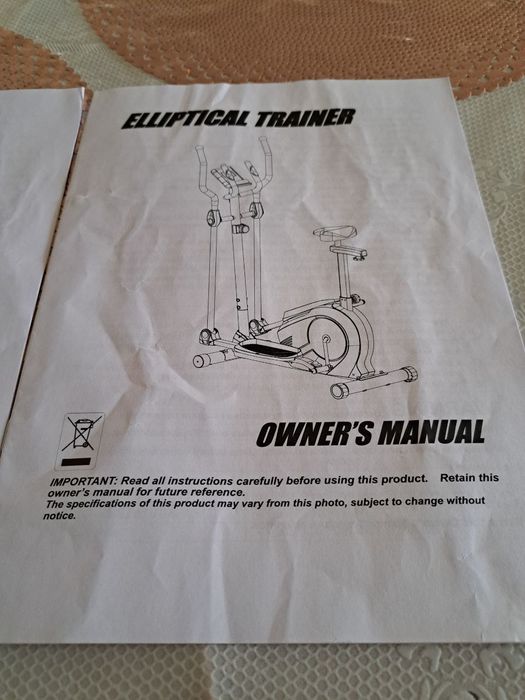 Eliptical trainer