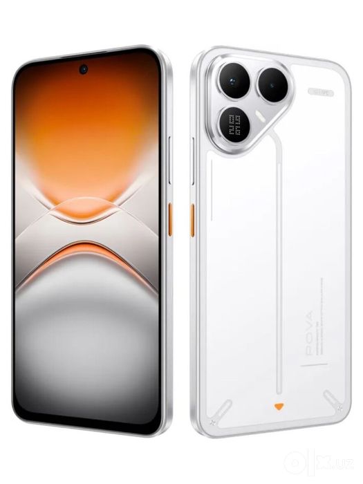 Игровой смартфон Tecno Pova 8 8/256 GB белый и черный