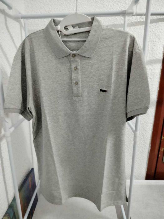 Tricou Polo Lacoste gri mărimea M