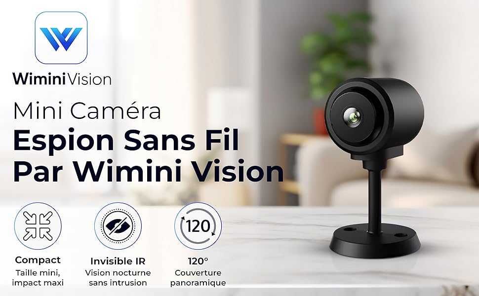 Cameră video mini detectare mișcare, card SD, aplicație iOS/Android