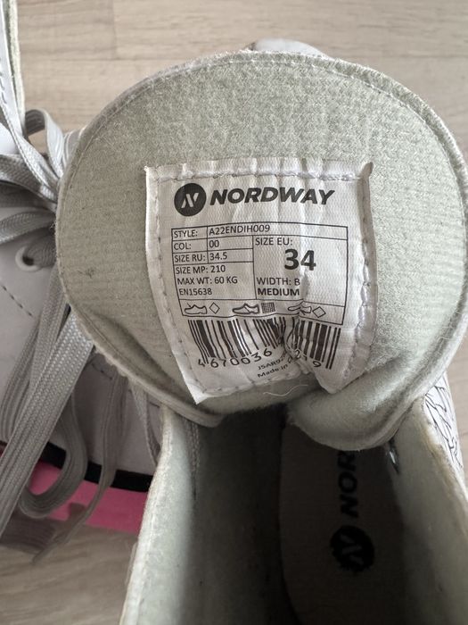 Коньки Nordway 34 размер
