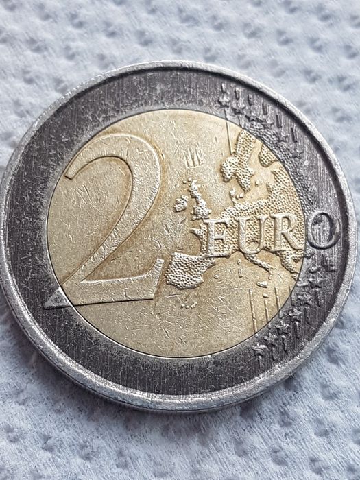 Moneda 2 euro unicata