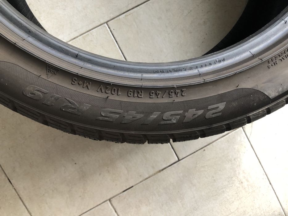 4бр зимни гуми 245/45/19 Pirelli Sottozero 3