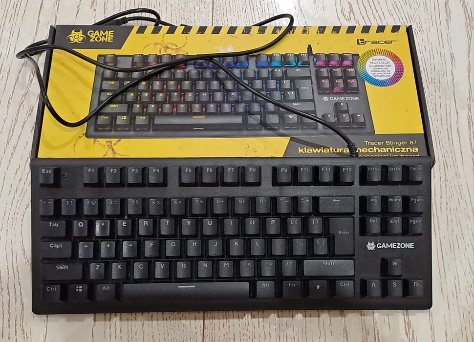 Клавиатура механична Game Zone Tracer Stinger 87