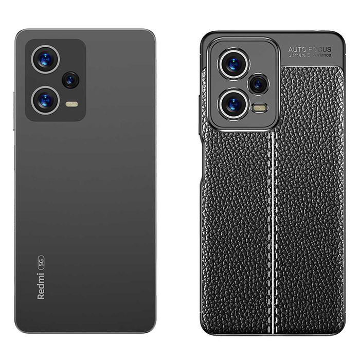 Xiaomi Redmi Note 12 / Poco X5 Pro 5G - Луксозен Кожен Кейс Гръб AF