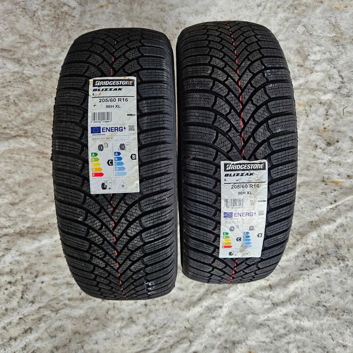 2 Нови зимни гуми 205/60R16 Bridgestone Blizzak 6 Enliten XL 96H