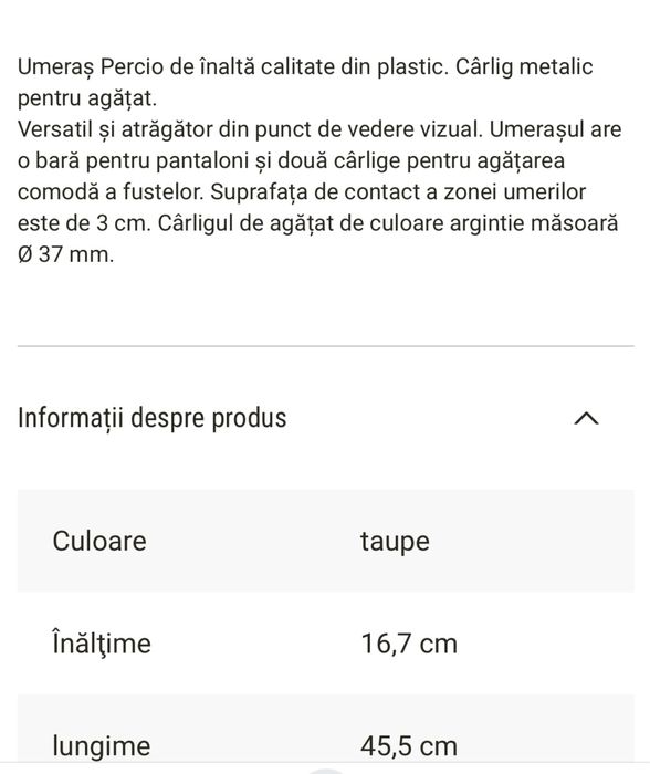 Umeras haine/ Umerase Foarte rezistente . Set 12 buc