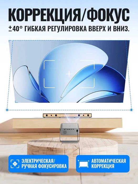 Проектор Hoco DT5 — Android 9.0, Wi-Fi Full HD. Есть доставка