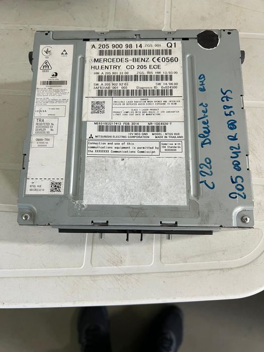 Navigatie mercedes c class w205 A205 900 98 14