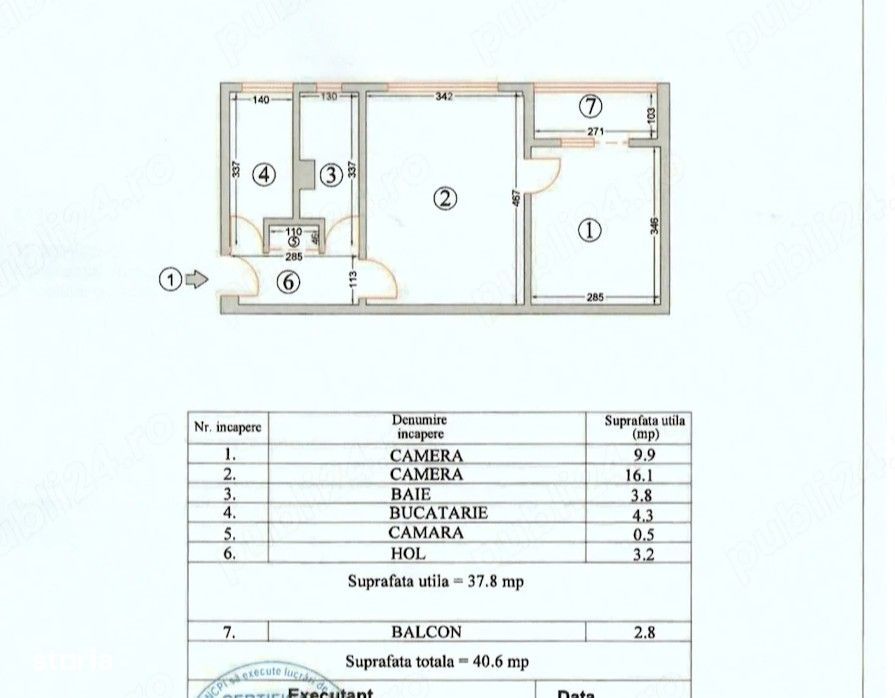 Apartament 2 Camere De Vânzare | Parter | Gaze | Salvare — fotografia 1