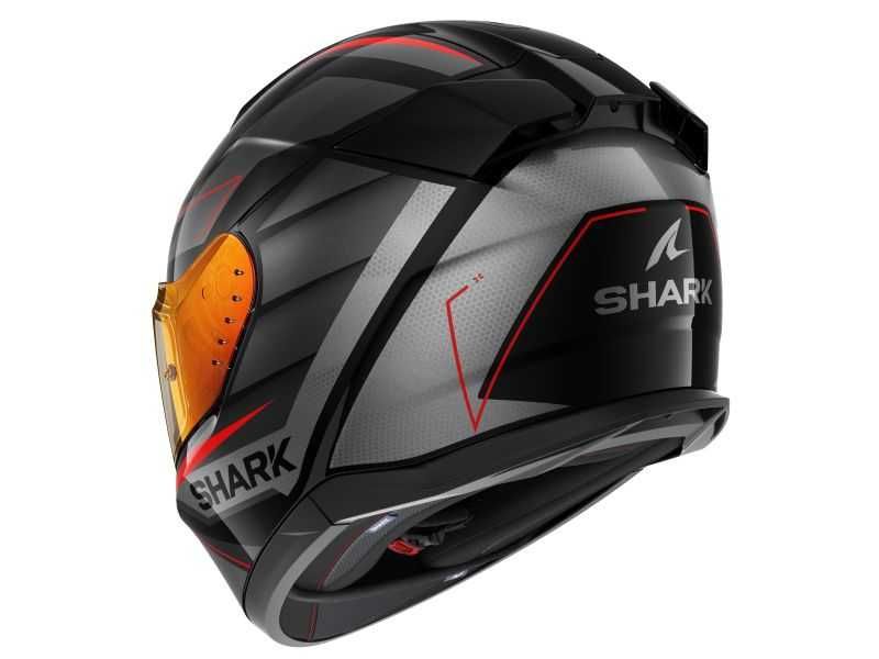 Mото Каска SHARK D-SKWAL 3 SIZLER Red/Gray/Black,очила,плака