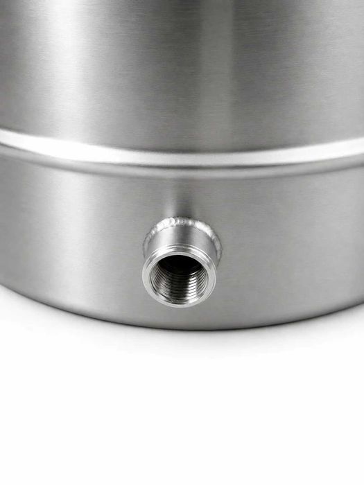 Butoi INOX 105 L cu capac clamp si garnitura, cadou robinet din INOX