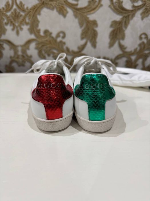 Женские кожаные кеды Gucci, новые, 36-37 размер
