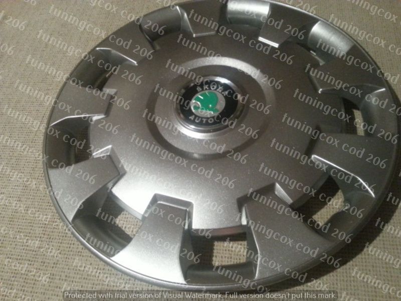 capace roti skoda r14  la set de 4 buc ,capace janata aliaj