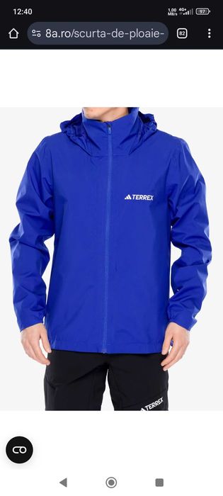 Vand geaca adidas Terrex Multi Essentials 2 Layer