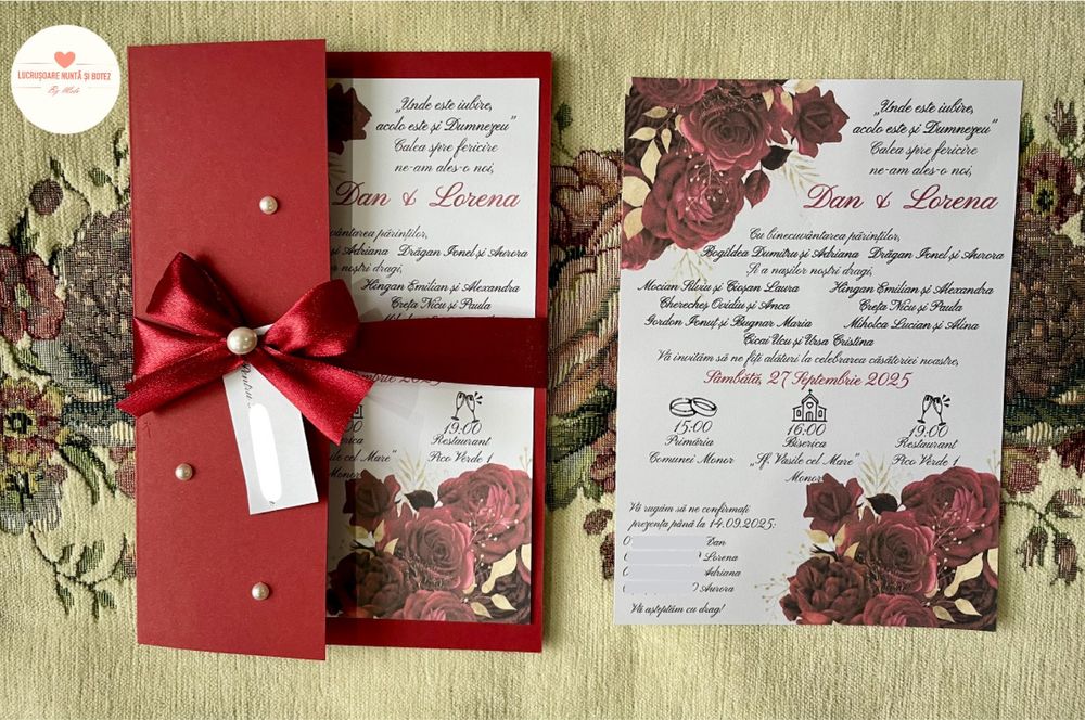 Invitatii nunta si botez