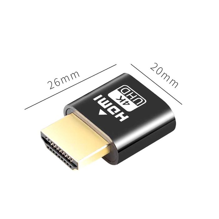 HDMI virtual displey adapteri | HDMI Virtual Display Adapter