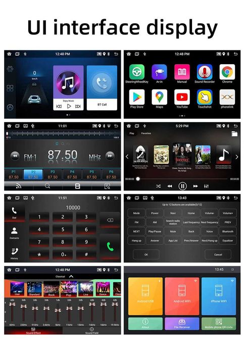Navigatie Android 2GB+32GB VW GOLF 5 6 PASSAT B6 CC B7 SEAT SKODA