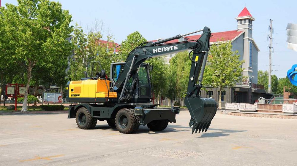 Колёсный экскаватор HENGTE HT160W