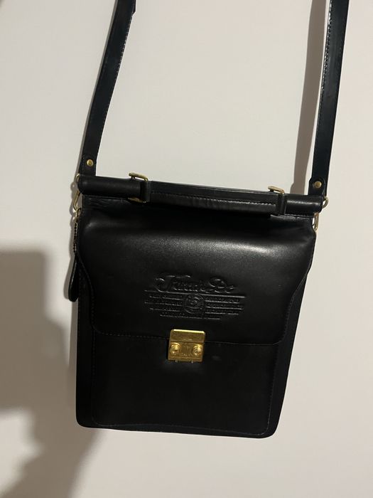 Итальянская кожаная сумка планшет forest.De