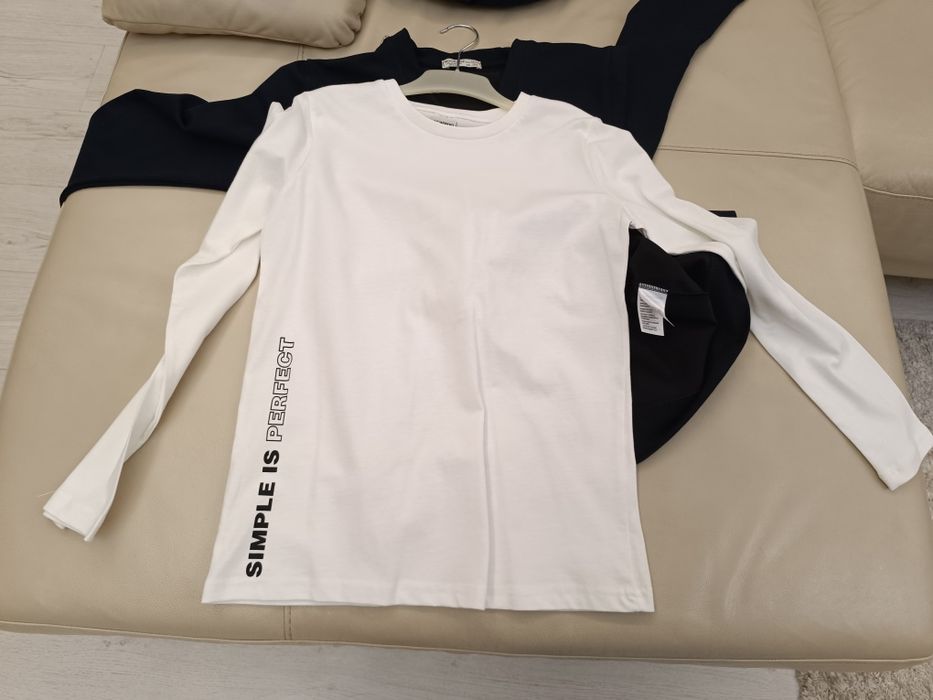 Cardigan Woorage +tricou alb, băieți, 13-14 ani