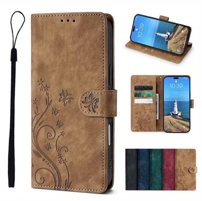 Сгъваем кейс/флип калъф за Xiaomi 17 Pro Max имитация на кожа