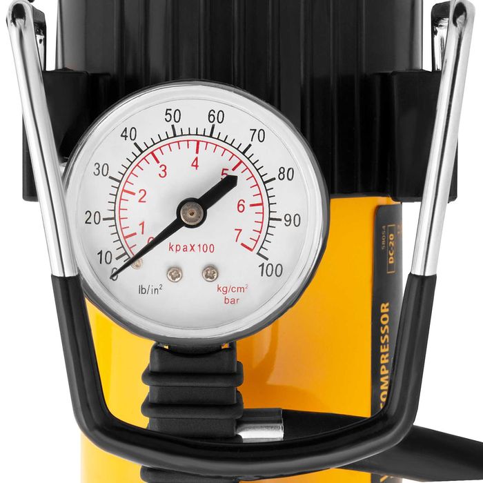 Автомобилен компресор DС-20, 12 В, 10 бар., 35 л/мин DENZEL - 580547