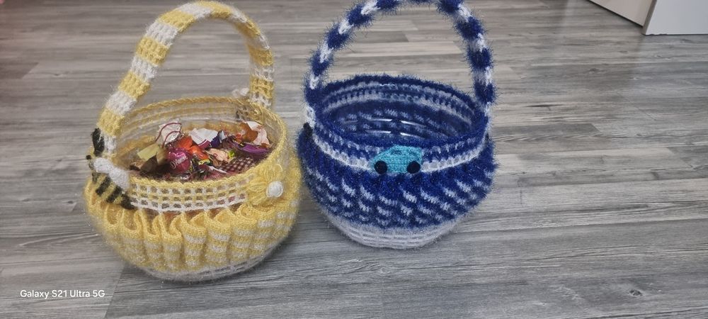 Ръчно плетени кошнички