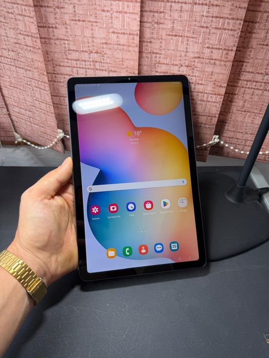 Tabletă Samsung Galaxy Tab S6 Lite(2021) Cellular, Negru, 10.4", Memorie 128GB, 4GB+4GB RAM, Android 13