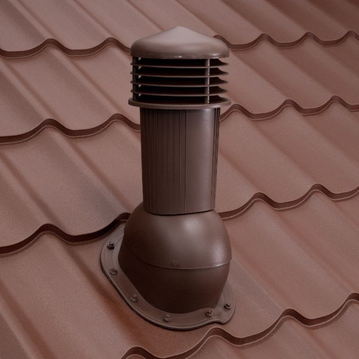 Cos ventilare tigla metalica Ø125 mm