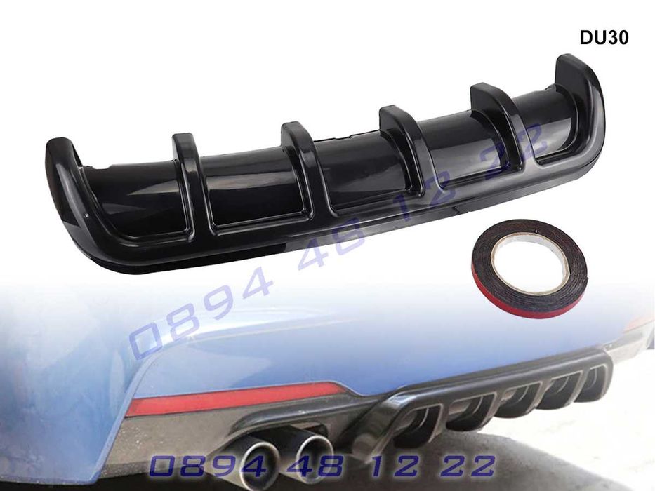 Универсална Тунинг Добавка Задна Броня Дифузьор Универсален Спойлер