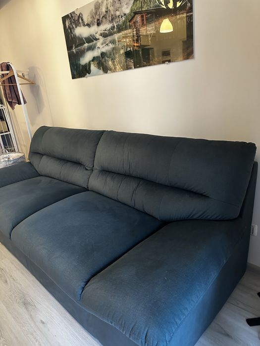 Vand Canapea 3 locuri RAMSEY L.231 l.100 H.87 Stofa verde