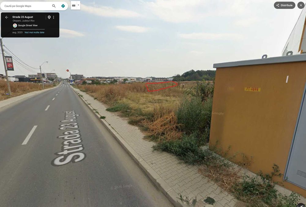 Teren Otopeni, str. 23 August