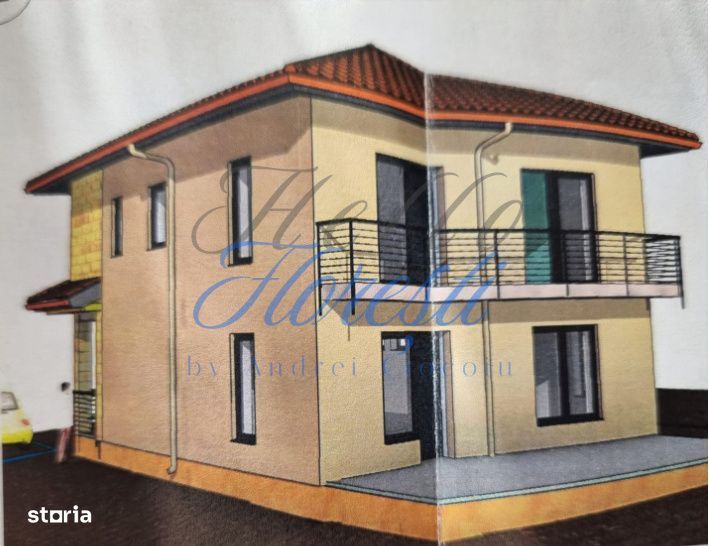 Casa individuala 120mp utili, 465mp teren 4 camere, 3 bai,2 parcari De