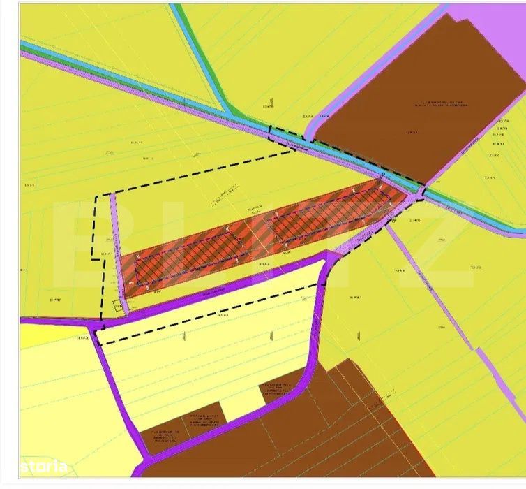 Teren extravilan 4.000 mp, str Serelor Bascov, pretabil hala
