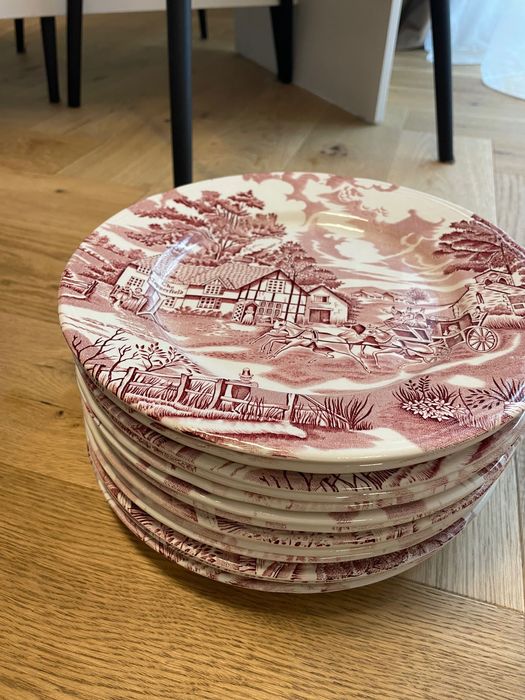 Farfurii portelan English style